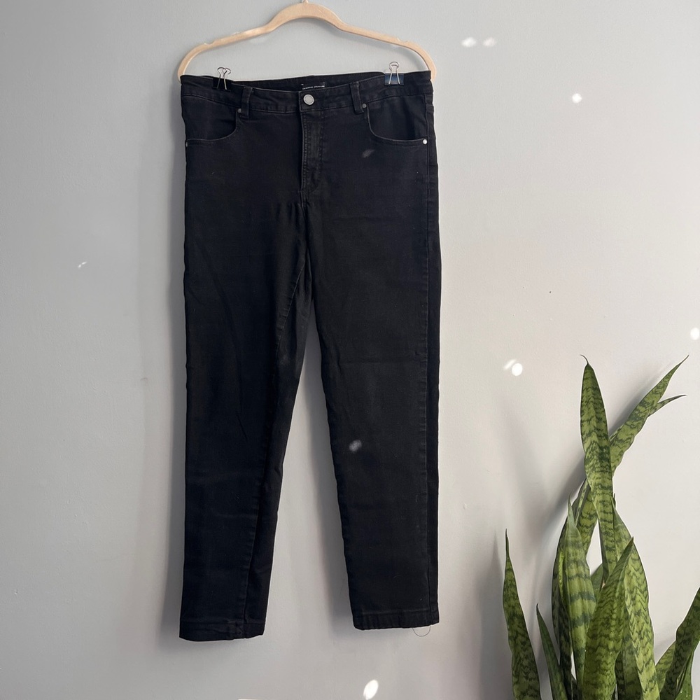 Universal Standard size 14 L/XL black high rise stretchy skinny jeans